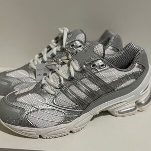 Adidas Ozweego Pro Silver Mesh Athletic Shoes